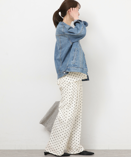 JOURNAL STANDARD relume(ジャーナルスタンダード レリューム)の「ランダムドットイージーパンツ(その他パンツ・レディース・ブラック/ブラウン/ホワイト・FREE)」の17枚目の写真