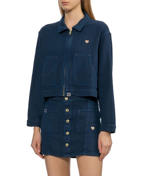 A BATHING APE（アベイシングエイプ）の「LINEN JACKET（ミリタリージャケット・レディース・ベージュ/ネイビー・X-SMALL/SMALL）」の6枚目の写真