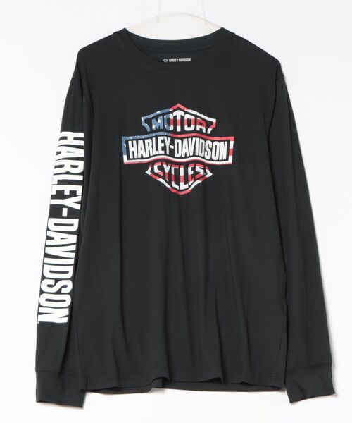 Harley-Davidson(ハーレーダビッドソン)の「スターズ&ストライプス 長袖シャツ(シャツ/ブラウス・メンズ・ブラック系その他・X-LARGE/LARGE/MEDIUM/SMALL)」の4枚目の写真