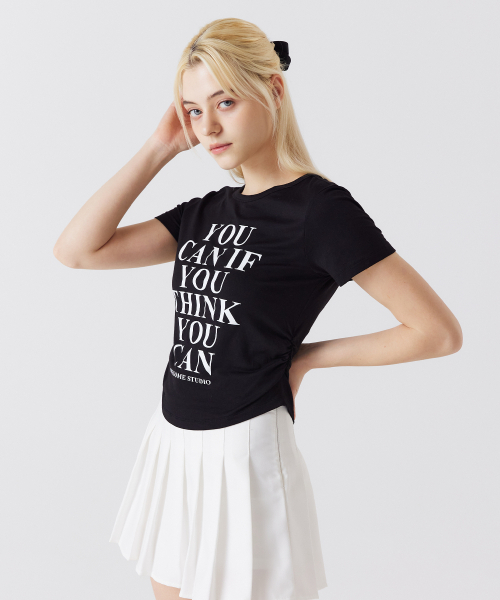 AWESOME STUDIO(オーサムスタジオ)の「ユーカン シャーリング 半袖Tシャツ ブラック(Tシャツ/カットソー・レディース・その他・FREE)」の3枚目の写真