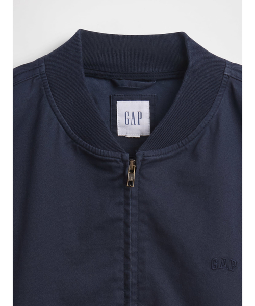 GAP（ギャップ）の「リラックスフィット ボンバージャケット（ブルゾン・メンズ・ネイビー・XS/S/M/L/XL）」の4枚目の写真