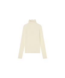 Lenna wool turtleneck t-shirt _ Ivory