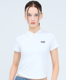 RT V NECK TEE(WHITE)