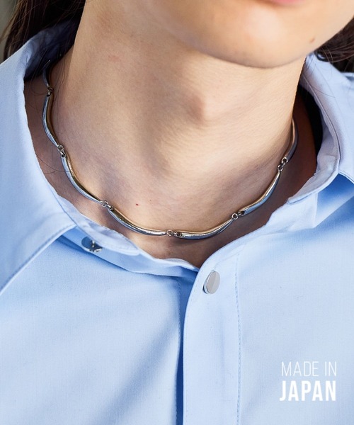 HARE(ハレ)の「【MADE IN JAPAN】NAGAREネックレス(HARE)(ネックレス・メンズ・シルバー・FREE)」の1枚目の写真