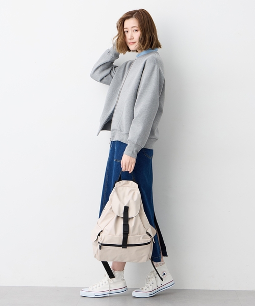 Petit Honfleur(プチオンフルール)の「【anello】巾着リュック【撥水】(トートバッグ・レディース・アイボリー/ブラック・フリー)」の20枚目の写真