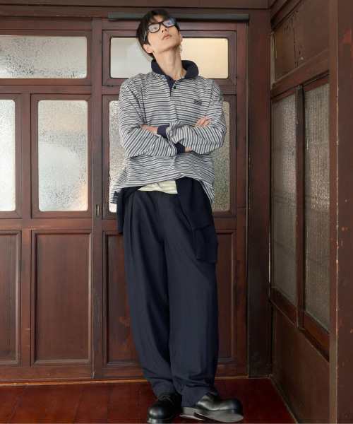 COVERNAT(カバーナット)の「セミワイドフルイドイージーパンツチャコール(スラックス・レディース・その他・SMALL/MEDIUM/LARGE/X-LARGE)」の9枚目の写真