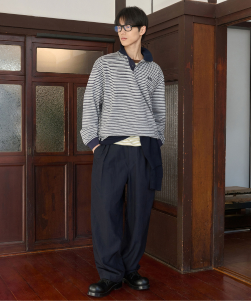COVERNAT(カバーナット)の「セミワイドフルイドイージーパンツチャコール(スラックス・レディース・その他・SMALL/MEDIUM/LARGE/X-LARGE)」の8枚目の写真