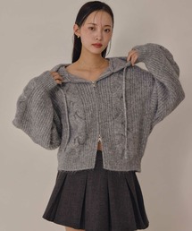 ACYM | ケーブルニットフーディ(ニット/セーター)