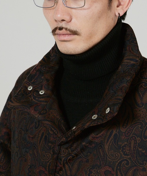 superNova.(スーパーノヴァ)の「superNova. Market coat - Paisley JQ / SN-391(ノーカラーコート・メンズ・ブラウン・M/S)」の13枚目の写真