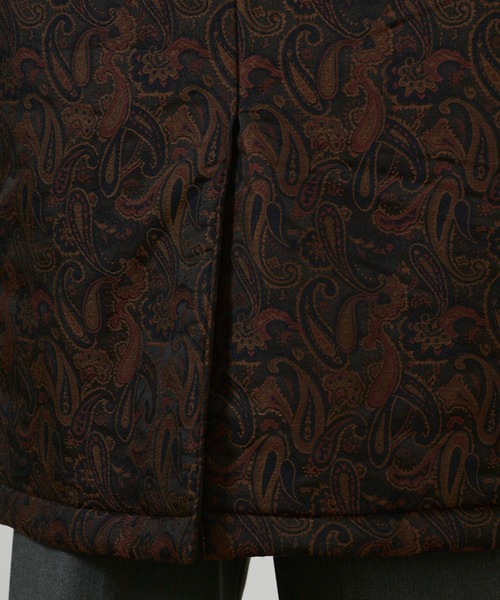 superNova.(スーパーノヴァ)の「superNova. Market coat - Paisley JQ / SN-391(ノーカラーコート・メンズ・ブラウン・M/S)」の15枚目の写真