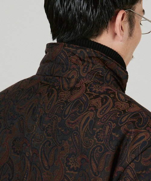 superNova.(スーパーノヴァ)の「superNova. Market coat - Paisley JQ / SN-391(ノーカラーコート・メンズ・ブラウン・M/S)」の16枚目の写真