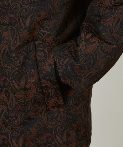 superNova.(スーパーノヴァ)の「superNova. Market coat - Paisley JQ / SN-391(ノーカラーコート・メンズ・ブラウン・M/S)」の17枚目の写真