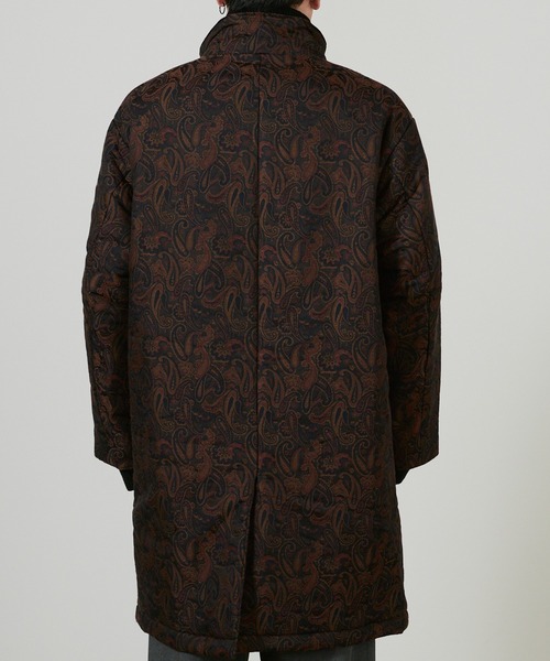 superNova.(スーパーノヴァ)の「superNova. Market coat - Paisley JQ / SN-391(ノーカラーコート・メンズ・ブラウン・M/S)」の19枚目の写真