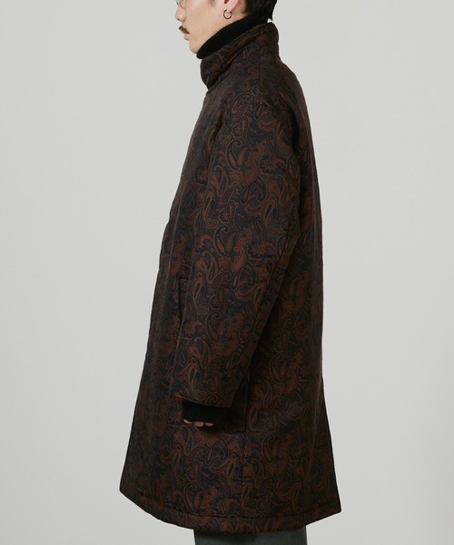 superNova.(スーパーノヴァ)の「superNova. Market coat - Paisley JQ / SN-391(ノーカラーコート・メンズ・ブラウン・M/S)」の18枚目の写真