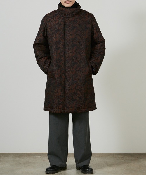 superNova.(スーパーノヴァ)の「superNova. Market coat - Paisley JQ / SN-391(ノーカラーコート・メンズ・ブラウン・M/S)」の5枚目の写真