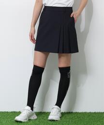 【PING APPAREL】ストレッチドビーサイドプリーツスカート