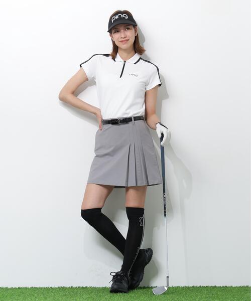 PING(ピン)の「【PING APPAREL】ストレッチドビーサイドプリーツスカート(スカート・レディース・ホワイト/ブラック/グレー・XS/S/M/LL/L)」の14枚目の写真