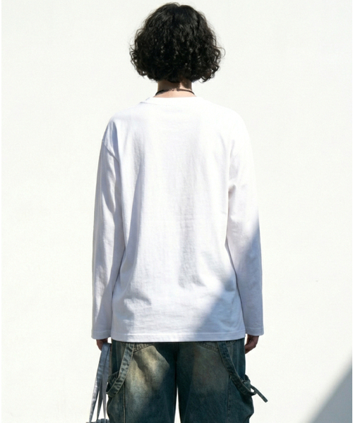 REBRENNER(リブレンナー)の「DTF ウィークエンドバイブ ロングスリーブ 長袖Tシャツ ブラウン(Tシャツ/カットソー・レディース・ブラウン・SMALL/MEDIUM/LARGE/X-LARGE/XX-LARGE/XXX-LARGE)」の6枚目の写真