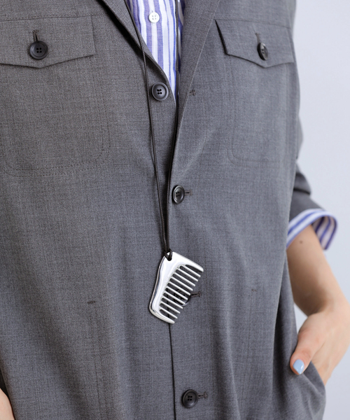 IENA（イエナ）の「JAMIRAY/ジャミレイ COMB CORD NL ネックレス（ネックレス・レディース・シルバー・FREE）」の3枚目の写真
