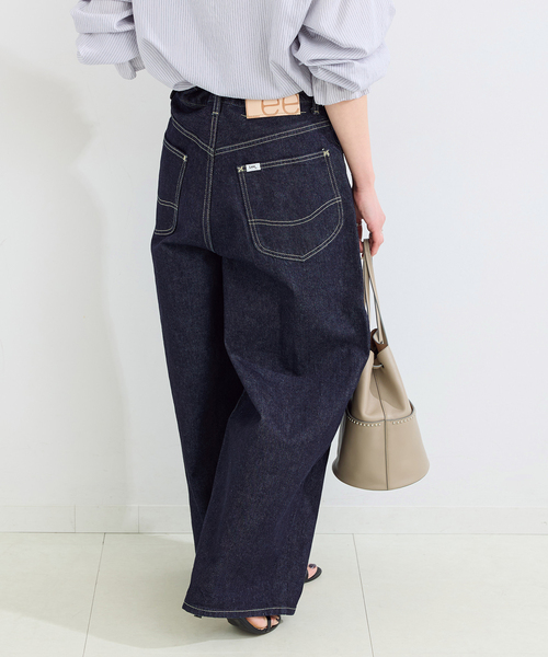 Lee(リー)の「【WEB+一部店舗限定】LEE / リー TUCK RIDERS PANTS(デニムパンツ・レディース・ホワイト/ネイビー・SMALL/MEDIUM)」の15枚目の写真