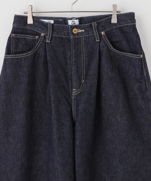 Lee(リー)の「【WEB+一部店舗限定】LEE / リー TUCK RIDERS PANTS(デニムパンツ・レディース・ホワイト/ネイビー・SMALL/MEDIUM)」の19枚目の写真