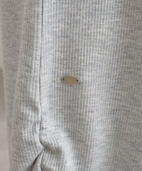 mystic（ミスティック）の「裾ギャザーリブパンツ（その他パンツ・レディース・ブラック/ブラック系その他2/ベージュ/グレー・1/2）」の9枚目の写真