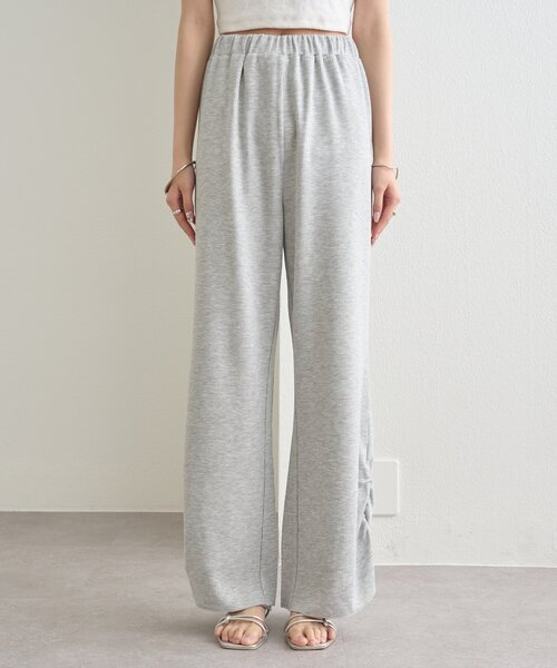 mystic（ミスティック）の「裾ギャザーリブパンツ（その他パンツ・レディース・ブラック/ブラック系その他2/ベージュ/グレー・1/2）」の11枚目の写真