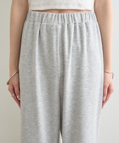 mystic（ミスティック）の「裾ギャザーリブパンツ（その他パンツ・レディース・ブラック/ブラック系その他2/ベージュ/グレー・1/2）」の14枚目の写真