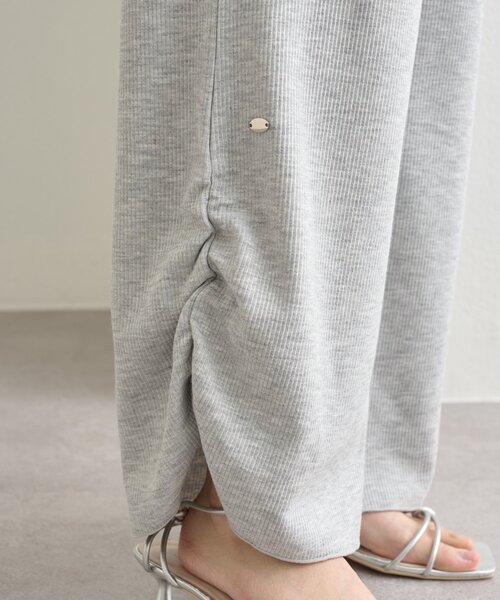 mystic（ミスティック）の「裾ギャザーリブパンツ（その他パンツ・レディース・ブラック/ブラック系その他2/ベージュ/グレー・1/2）」の15枚目の写真