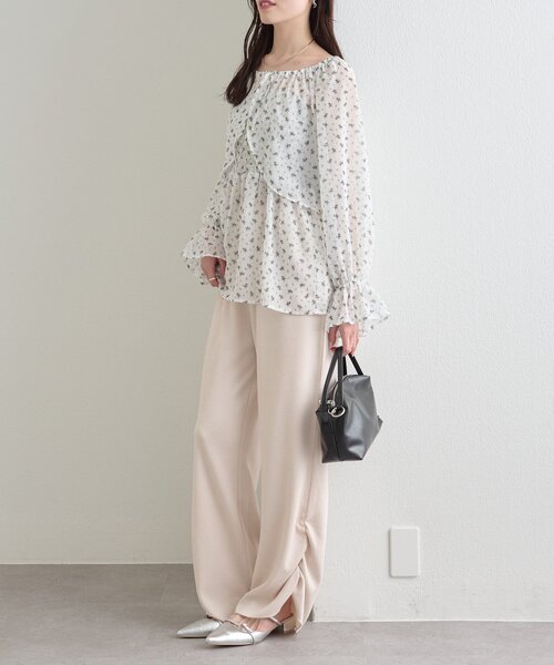 mystic（ミスティック）の「裾ギャザーリブパンツ（その他パンツ・レディース・ブラック/ブラック系その他2/ベージュ/グレー・1/2）」の20枚目の写真