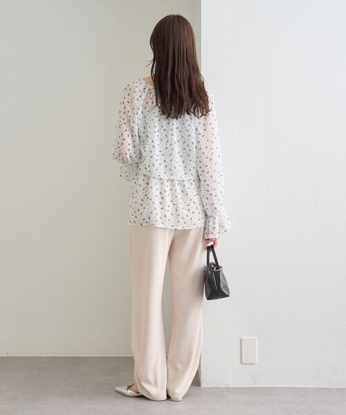 mystic（ミスティック）の「裾ギャザーリブパンツ（その他パンツ・レディース・ブラック/ブラック系その他2/ベージュ/グレー・1/2）」の22枚目の写真