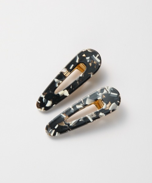 COLONY 2139(コロニートゥーワンスリーナイン)の「2セットアクリルヘアクリップ(バレッタ/ヘアクリップ・レディース・ブラック/ブラウン・FREE)」の4枚目の写真