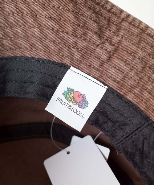 FRUIT OF THE LOOM(フルーツオブザルーム)の「【FRUIT OF THE LOOM】Pigment BUCKET HAT(ハット・レディース・ブラック/ベージュ/ブラウン/アイボリー/インディゴブルー・FREE)」の6枚目の写真