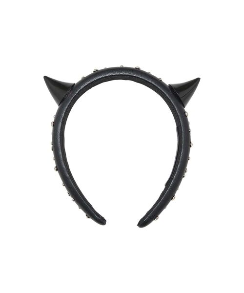 HYSTERIC GLAMOUR（ヒステリックグラマー）の「EVIL カチューシャ（カチューシャ・レディース・ブラック・FREE）」の2枚目の写真