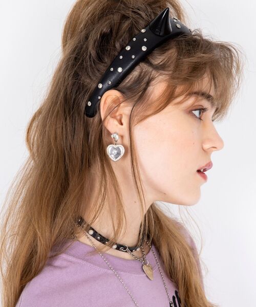 HYSTERIC GLAMOUR（ヒステリックグラマー）の「EVIL カチューシャ（カチューシャ・レディース・ブラック・FREE）」の5枚目の写真