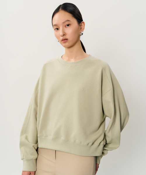 MAYVERU(メイバーユー)の「Izzy Sweatshirt _ Mint(Tシャツ/カットソー・レディース・その他・FREE)」の1枚目の写真