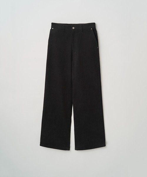 Juha(ユハ)の「FORMED WIDE CORDUROY PANTS(その他パンツ・メンズ・ブラウン/ブラック・4/3/2)」の13枚目の写真