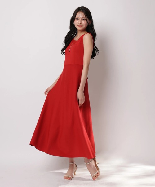 Apuweiser-riche（アプワイザーリッシェ）の「ビスチェフレアレディワンピース（ワンピース・レディース・ピンクベージュ/ライトブルー/レッド/モカ・1/2/0）」の4枚目の写真