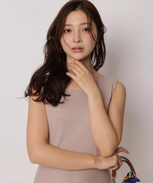 Apuweiser-riche（アプワイザーリッシェ）の「ビスチェフレアレディワンピース（ワンピース・レディース・ピンクベージュ/ライトブルー/レッド/モカ/ブラック系その他2・1/2/0）」の13枚目の写真