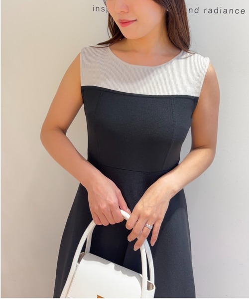 Apuweiser-riche（アプワイザーリッシェ）の「ビスチェフレアレディワンピース（ワンピース・レディース・ピンクベージュ/ライトブルー/レッド/モカ・1/2/0）」の6枚目の写真