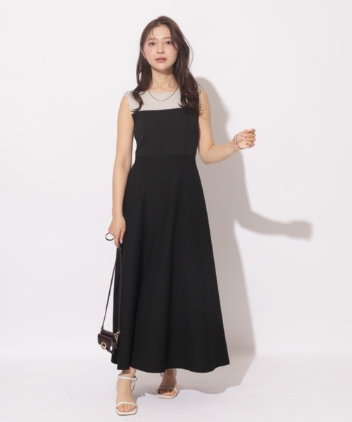 【定価4万円】試着のみ美品　アプワイザーリッシェ　ワンピース&ガーデ　セット ビスチェフレアレディワンピース（ワンピース）｜Apuweiser-riche