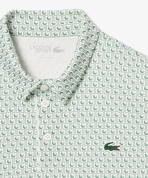 LACOSTE(ラコステ)の「総柄ゴルフプリント ウルトラドライストレッチポロシャツ(ポロシャツ・メンズ・ネイビー/ライトブルー/ホワイト/ピンク・5/4/3)」の20枚目の写真