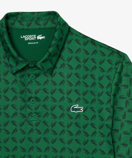 LACOSTE(ラコステ)の「総柄ゴルフプリント ウルトラドライストレッチポロシャツ(ポロシャツ・メンズ・ネイビー/ライトブルー/ホワイト/ピンク・5/4/3)」の21枚目の写真