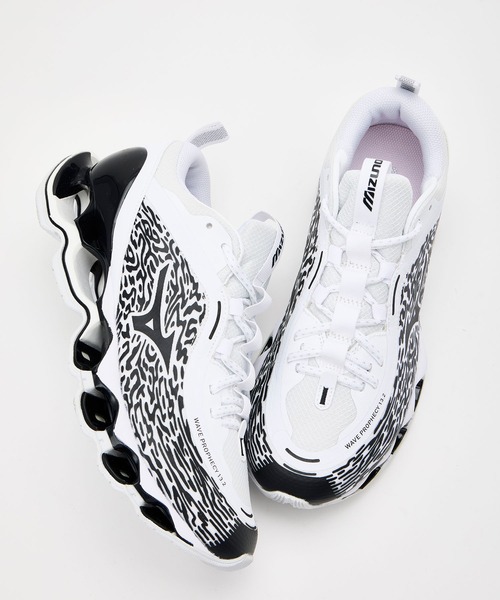 MIZUNO(ミズノ )の「MIZUNO ミズノ WAVE PROPHECY 13.2 ウェーブ プロフェシー D1GA261304(スニーカー・メンズ・ホワイト×ブラック・27.5cm/26.5cm/28.0cm/27.0cm/26.0cm)」の12枚目の写真