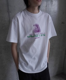 grapevine by k3（グレープバインバイケースリー）の「JUSTIN the BEAVER T-SHIRT（Tシャツ/カットソー）」