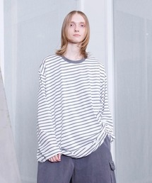 VOAAOV | 【VOAAOV】 BIAS BORDER Long Sleeve T-Shirt(Tシャツ/カットソー)