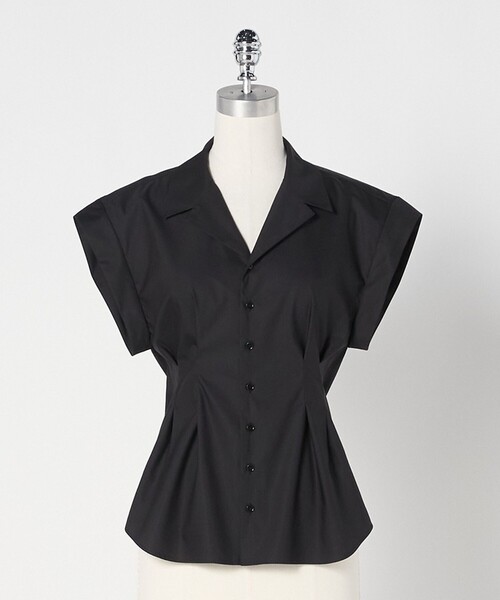 LOEFF(ロエフ)の「<LOEFF>TCブロード エイ シャツ(シャツ/ブラウス・レディース・ブラック/ホワイト・0/1)」の11枚目の写真
