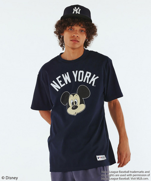 BACK TO THE FIELD(バック トゥー ザ フィールド)の「【MLB】【Disney】 Visual Tee(Tシャツ/カットソー・メンズ・グレー/ブルー/ブラック/カーキ/ホワイト系/ネイビー/ブラック系/ホワイト/ピンク・XL/LARGE/XXL/MEDIUM)」の7枚目の写真