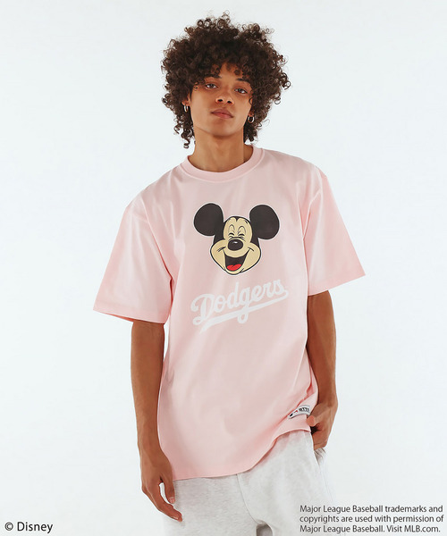 BACK TO THE FIELD(バック トゥー ザ フィールド)の「【MLB】【Disney】 Visual Tee(Tシャツ/カットソー・メンズ・グレー/ブルー/ブラック/カーキ/ホワイト系/ネイビー/ブラック系/ホワイト/ピンク・XL/LARGE/XXL/MEDIUM)」の9枚目の写真