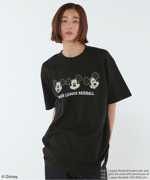 BACK TO THE FIELD(バック トゥー ザ フィールド)の「【MLB】【Disney】 Visual Tee(Tシャツ/カットソー・メンズ・グレー/ブルー/ブラック/カーキ/ホワイト系/ネイビー/ブラック系/ホワイト/ピンク・XL/LARGE/XXL/MEDIUM)」の3枚目の写真